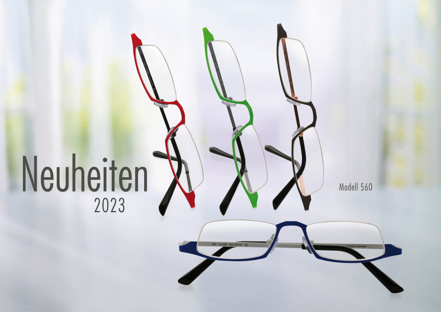 NCE Brillen, Neuheiten 2023