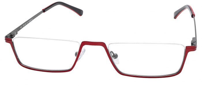 NCE Brillen, Modell 7065 Col. 257 rot grau