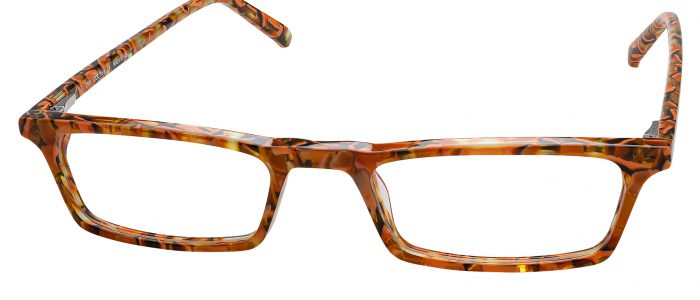 NCE Brillen Modell 799 Col. 680 orange graffiti