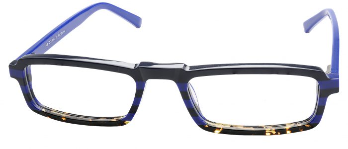 NCE Brillen, Modell 808 Col. 640 dunkelblau havanna