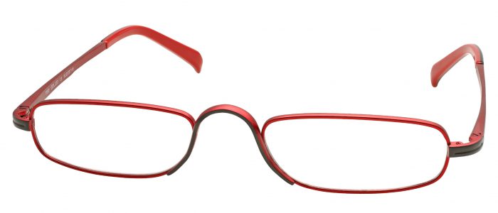 NCE Brillen, Modell 7060, Col. 257 rot grau matt
