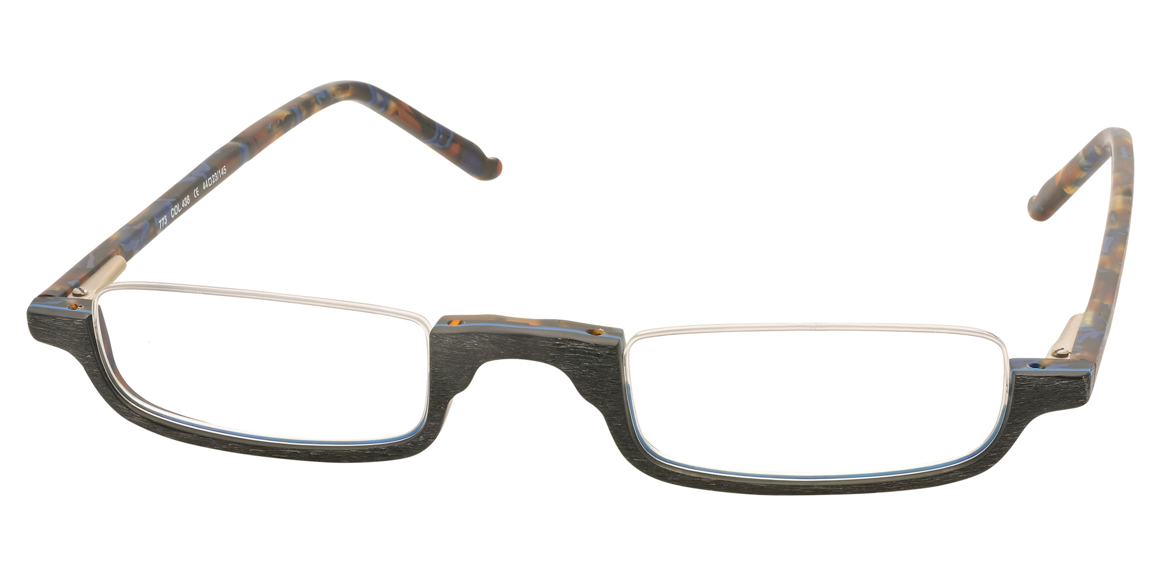 Col. 438 anthrazit matt-strukt., Bgl. braun / blau